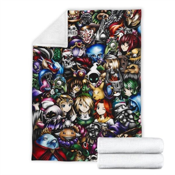 legend of zelda characters fleece blanket gamer fan gift cudzk