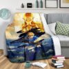 legend of zelda fleece blanket breath of the wild for bedding decor vedjc