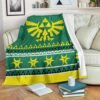 legend of zelda sign green ugly christmas custom blanket home decor 7b5gi