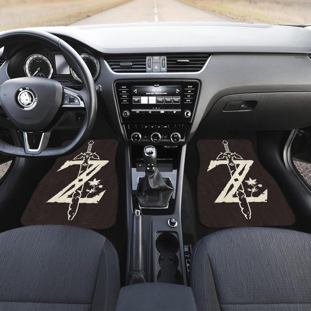 Legend Of Zelda Z Sword Logo Car Floot Mats CFMLOZ09