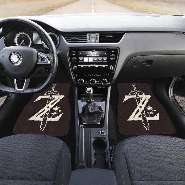 legend of zelda z sword logo car floot mats cfmloz09 2yxyl