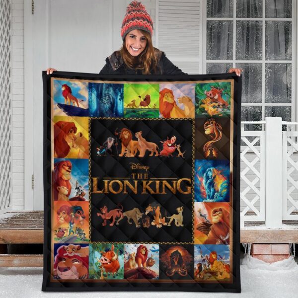 lion king quilt blanket for fan gift idea 09bjf