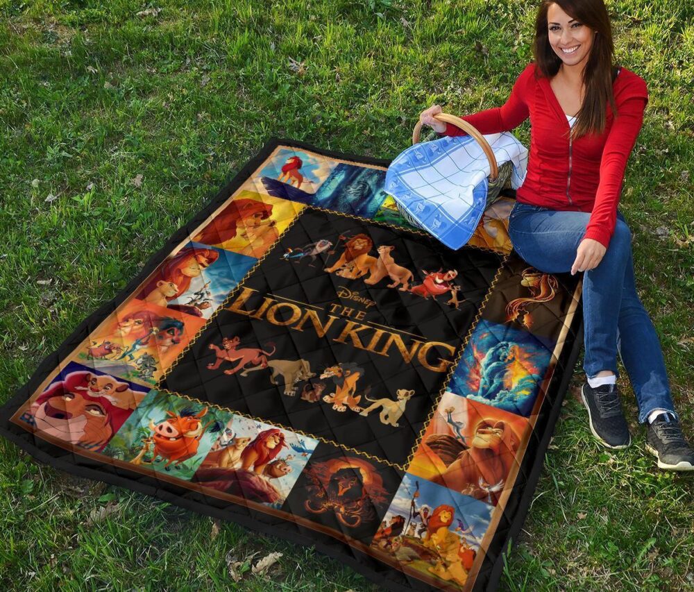 Lion King Quilt Blanket For Fan Gift Idea