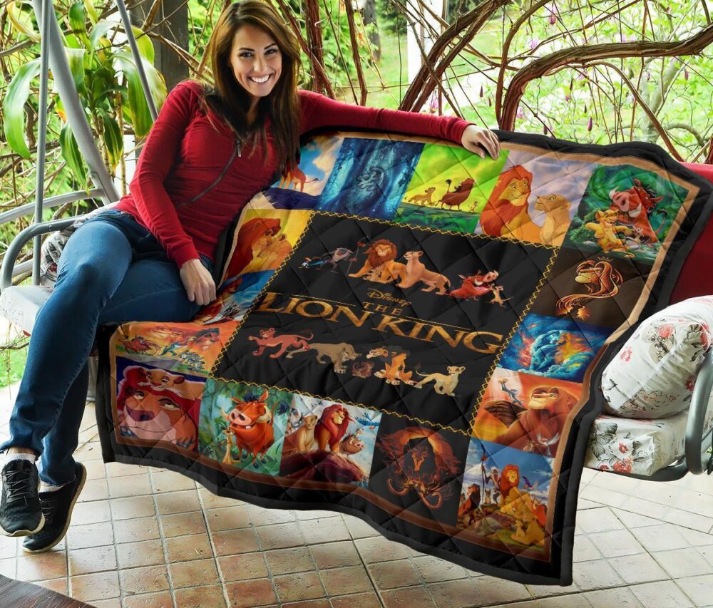 Lion King Quilt Blanket For Fan Gift Idea