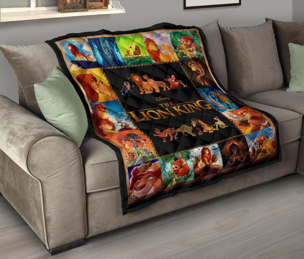 Lion King Quilt Blanket For Fan Gift Idea