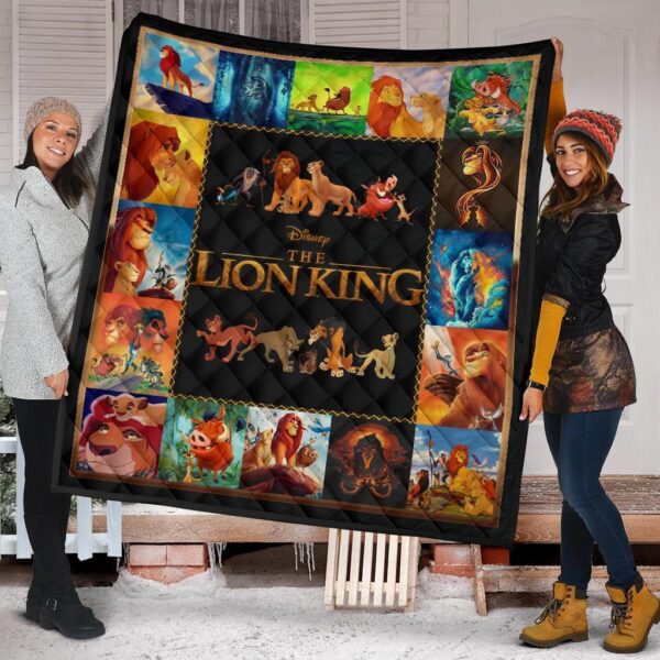 lion king quilt blanket for fan gift idea t8mmn