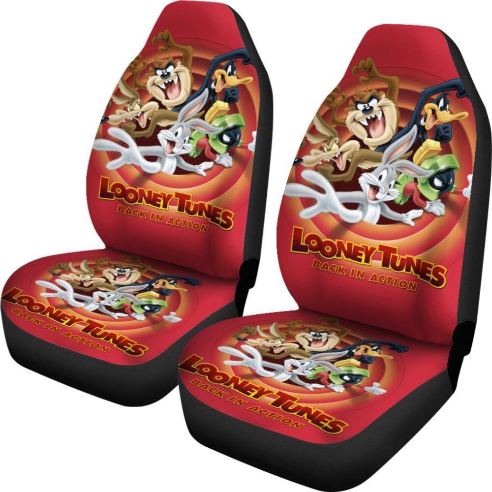 Looney Tunes Car Seat Covers | Looney Tunes Car Seat Covers Cartoon Fan Gift