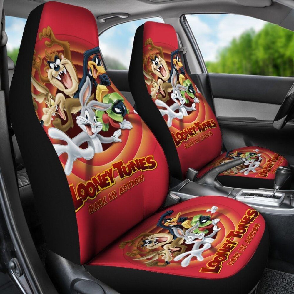 Looney Tunes Car Seat Covers | Looney Tunes Car Seat Covers Cartoon Fan Gift