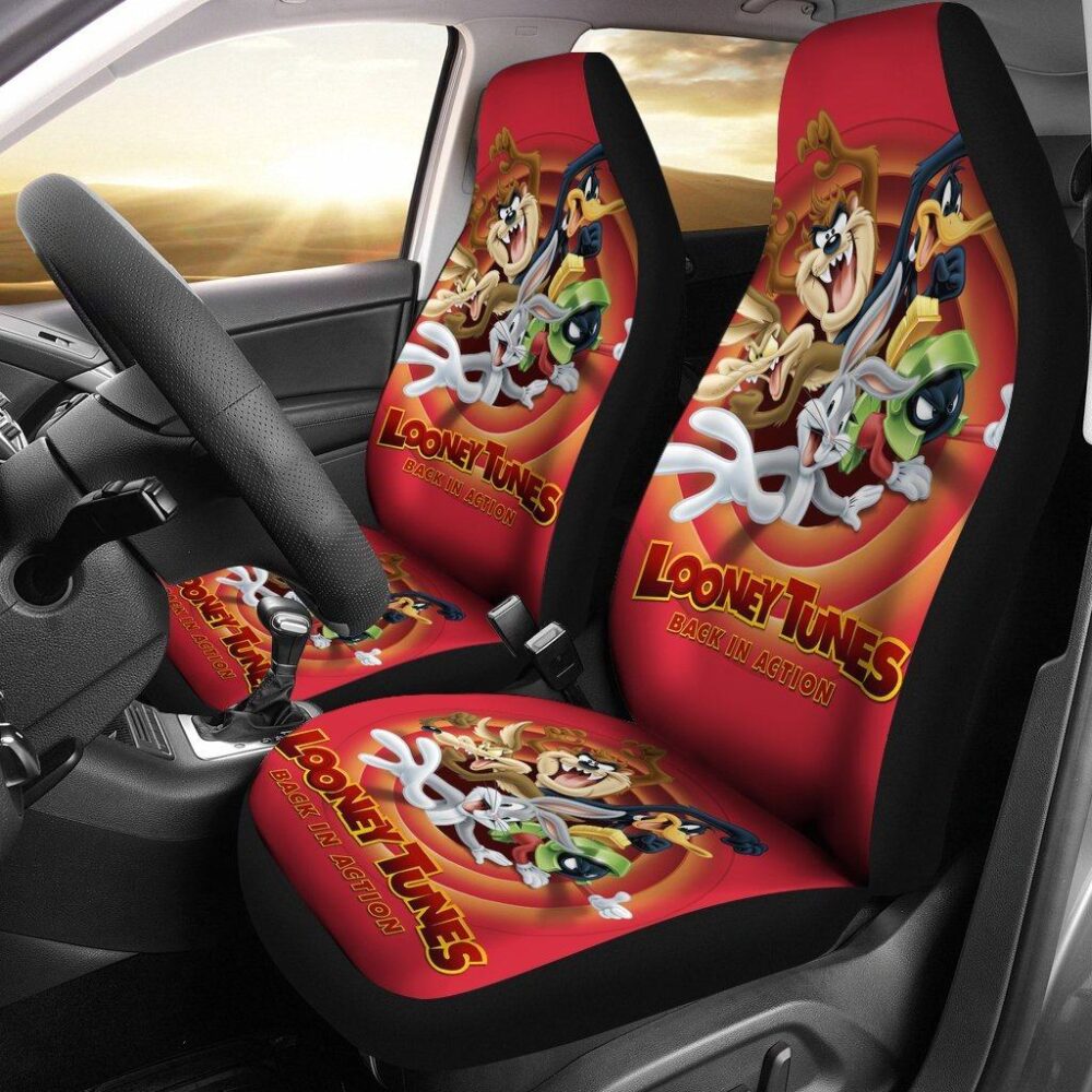 Looney Tunes Car Seat Covers | Looney Tunes Car Seat Covers Cartoon Fan Gift