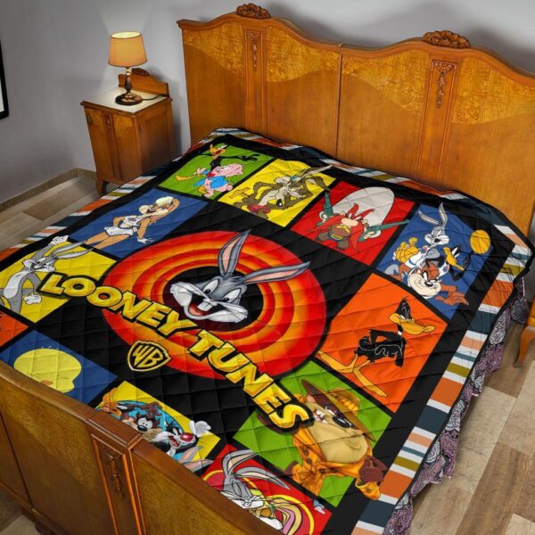 looney tunes quilt blanket cute gift idea for fan qb003 bygws