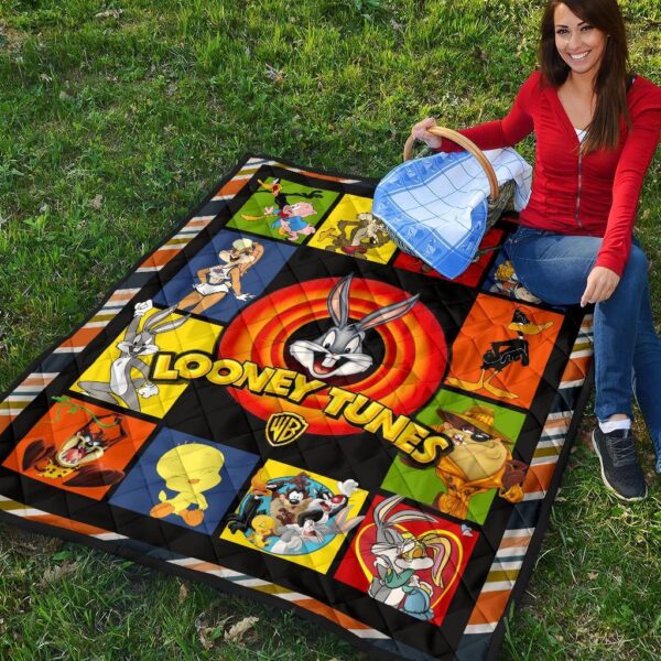 looney tunes quilt blanket cute gift idea for fan qb003 jkwd1