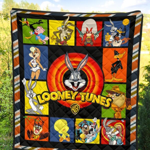 looney tunes quilt blanket cute gift idea for fan qb003 kwnr2