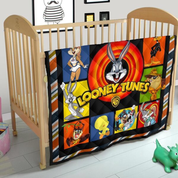 looney tunes quilt blanket cute gift idea for fan qb003 mkd5p