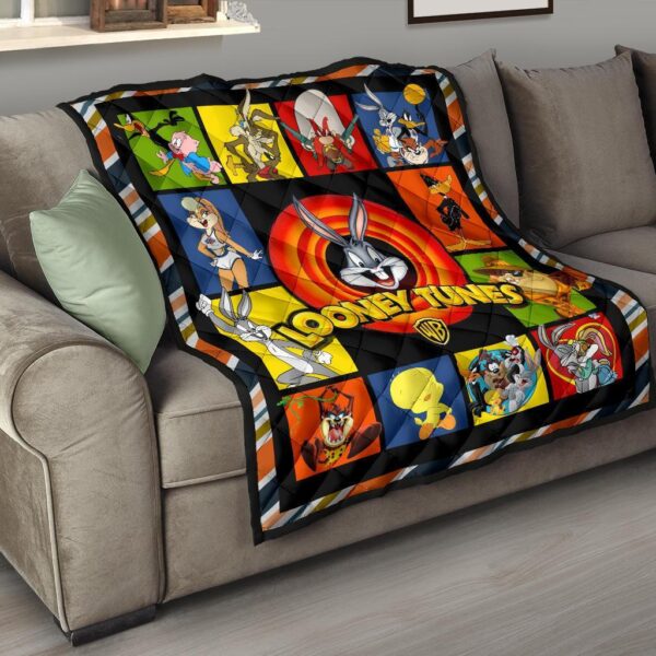 looney tunes quilt blanket cute gift idea for fan qb003 wxqks