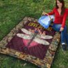 love divine dragonfly quilt blanket beautiful gift idea jqgav