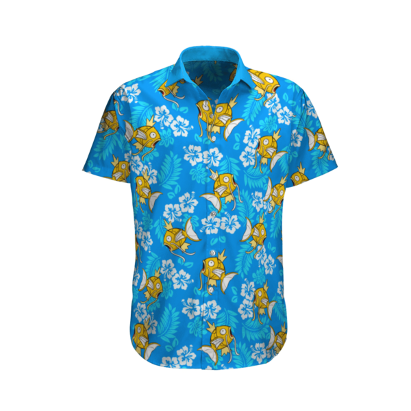 Magikarp Pokemon Summer Custom Button Up Hawaiian Shirt | HW015