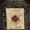 marauders map quilt blanket for harry potter fan gift 0jvbq