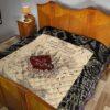 marauders map quilt blanket for harry potter fan gift ae2h4