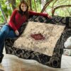 marauders map quilt blanket for harry potter fan gift nrlua