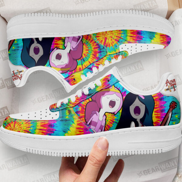 marceline and princess bubblegum sneakers custom adventure time tie dye wy4vi