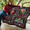 merry christmas goofy quilt blanket xmas gift dn fan 5c4k6