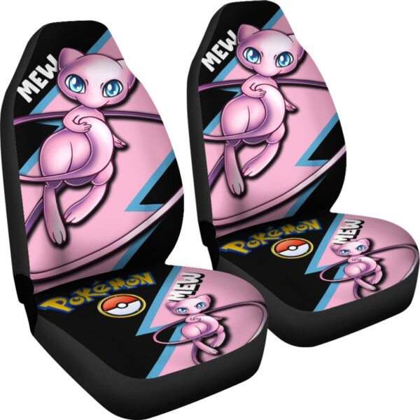 mew car seat covers custom anime pokemon car accessories 2pcec