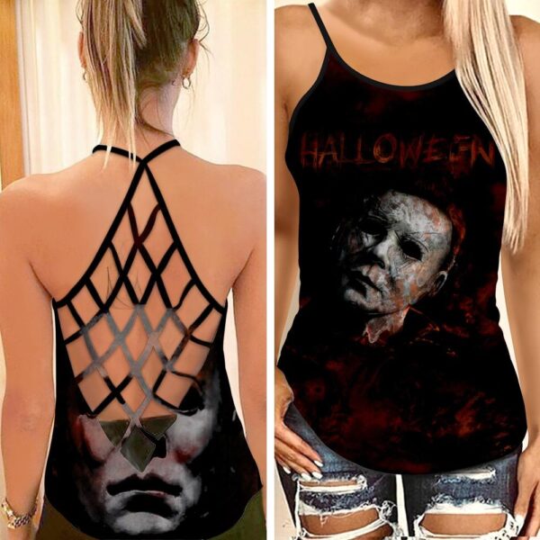 Michael Myers Criss Cross Tank Top NBCCT26