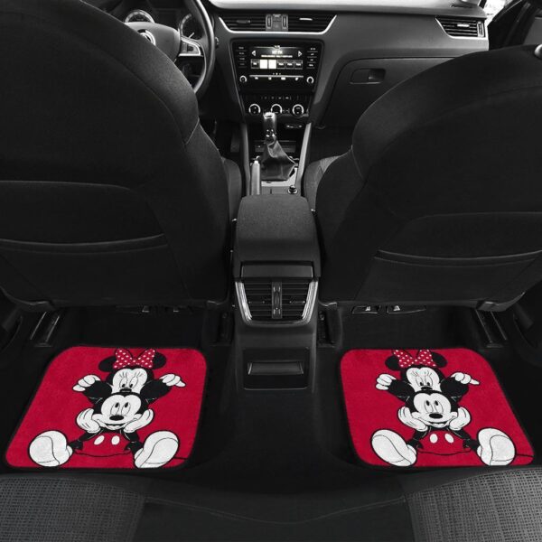 mickey and minnie black car floor mats dn cartoon mkcfm02 3yr3z