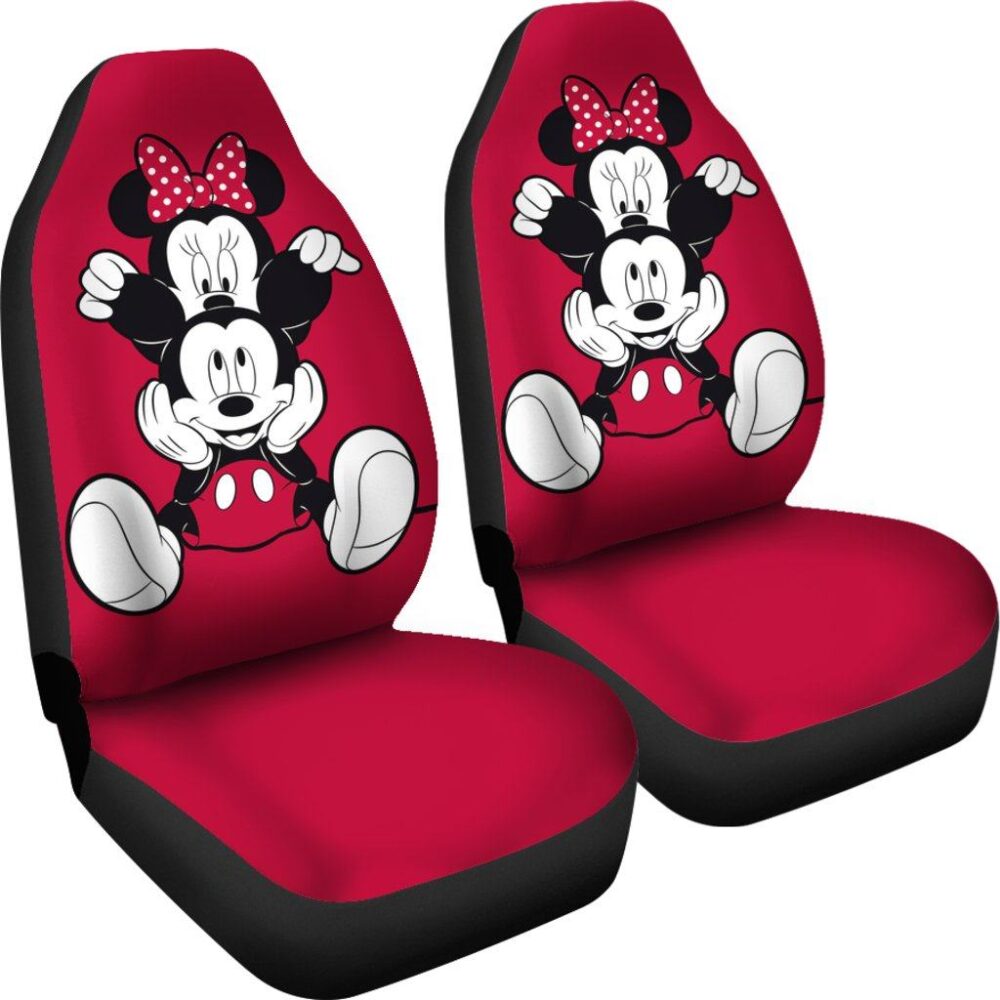 Mickey and Minnie Cute vintage Car Seat Covers Cartoon MKCSC25