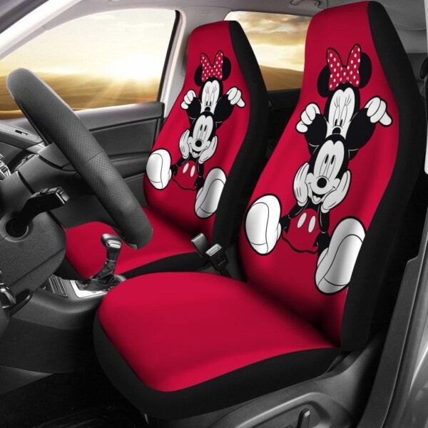 Mickey and Minnie Cute vintage Car Seat Covers Cartoon MKCSC25