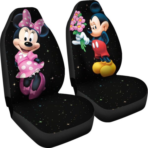 mickey love minnie car seat covers cartoon fan gift mkcsc17 oqntl