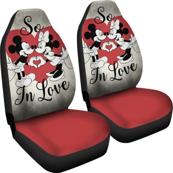 mickey love minnie car seat covers dn cartoon fan gift mkcsc29 ffibc