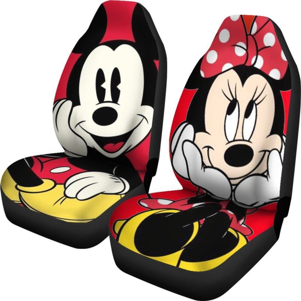 Mickey & Minnie Car Seat Covers Cartoon Fan Gift MKCSC22