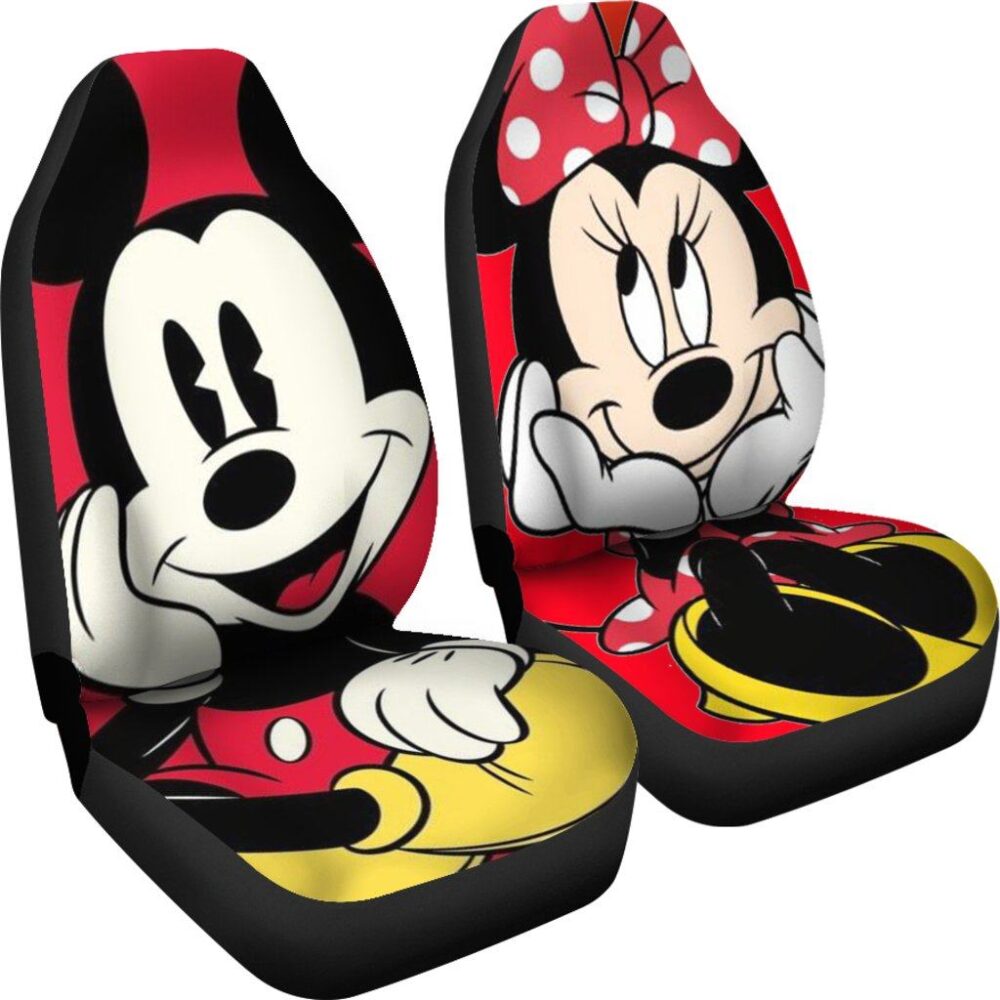 Mickey & Minnie Car Seat Covers Cartoon Fan Gift MKCSC22