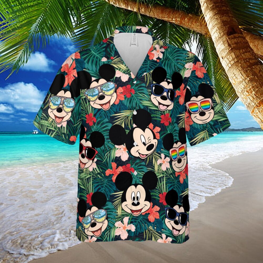 Mickey Mouse Custom Hawaii Shirt | Tropical  Disney Button Up Shirts