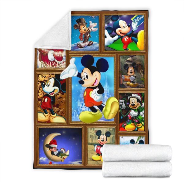 mickey plush blanket carton blanket bedding decor idea bwuyo