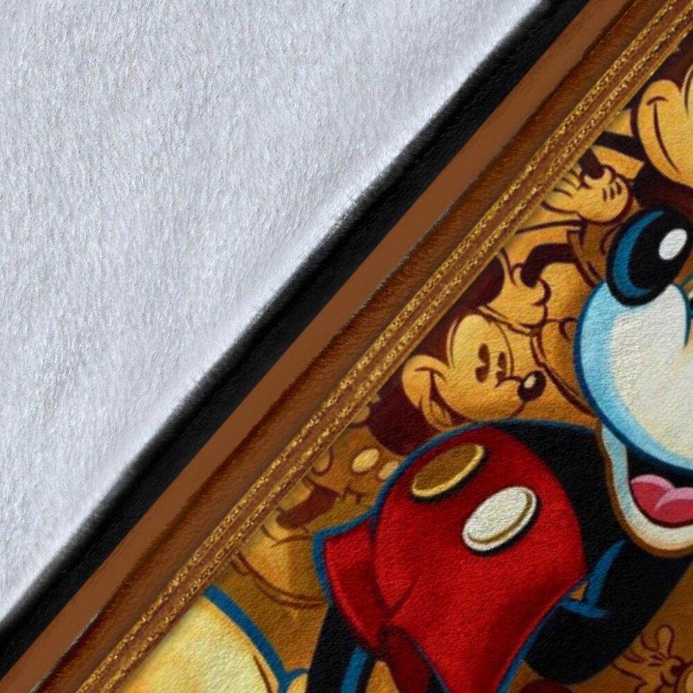 Mickey Plush Blanket Carton Blanket Bedding Decor Idea