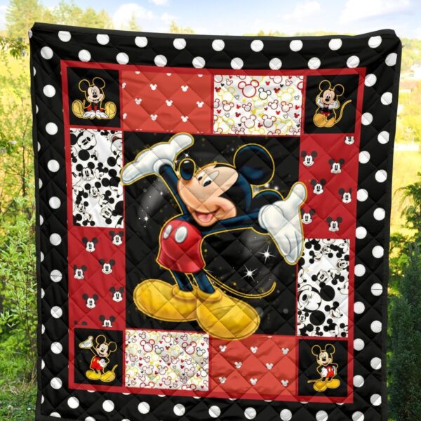 mickey quilt blanket dn cartoon fan gift idea 1rgsr