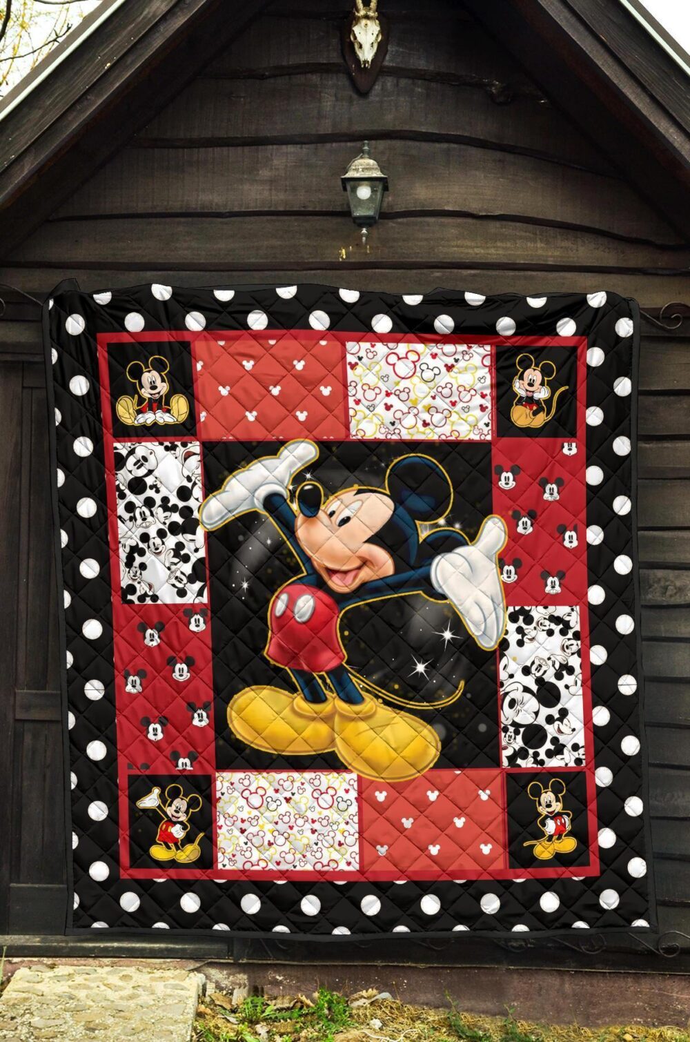 Mickey Quilt Blanket DN Cartoon Fan Gift Idea