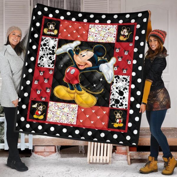 mickey quilt blanket dn cartoon fan gift idea m0lpw