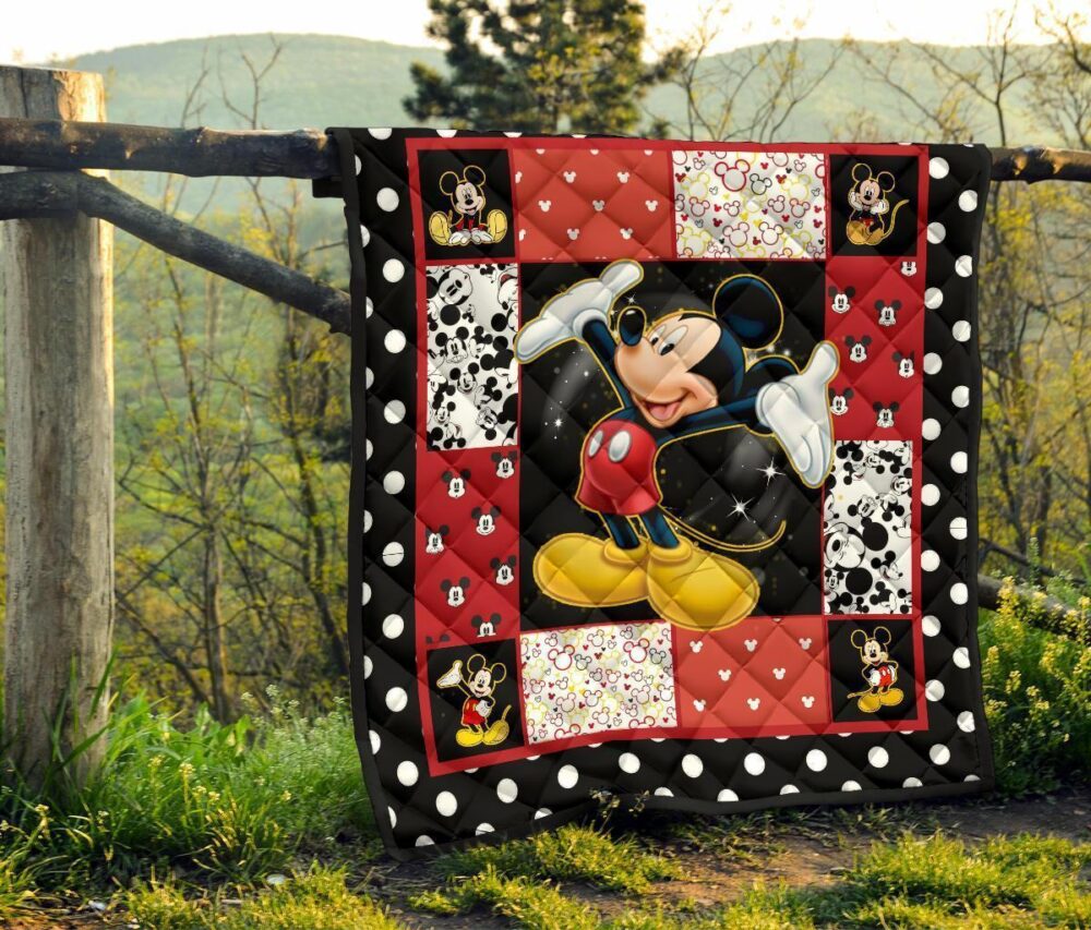 Mickey Quilt Blanket DN Cartoon Fan Gift Idea