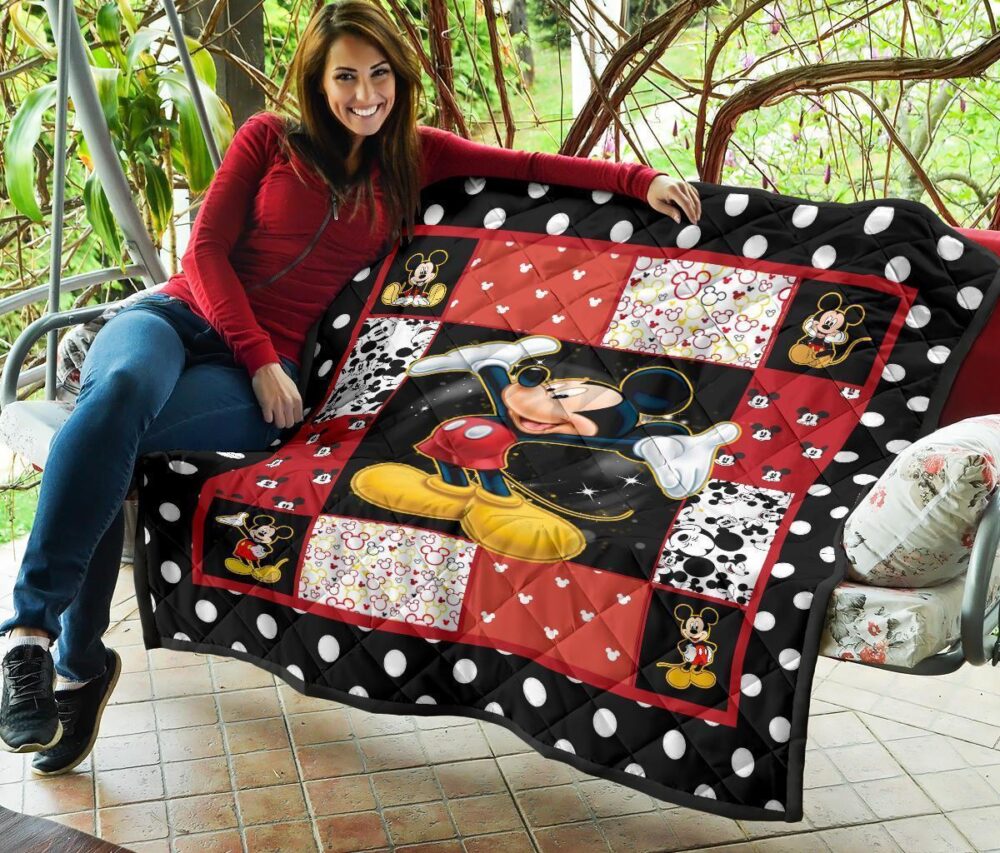 Mickey Quilt Blanket DN Cartoon Fan Gift Idea