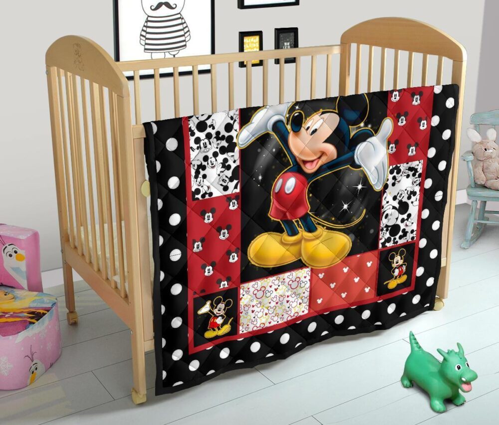 Mickey Quilt Blanket DN Cartoon Fan Gift Idea