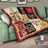 miller high life quilt blanket funny gift for beer lover ofayz
