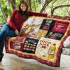 miller high life quilt blanket funny gift for beer lover ragag