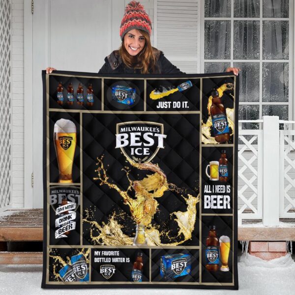 mils best ice quilt blanket all i need is beer gift idea nwog6