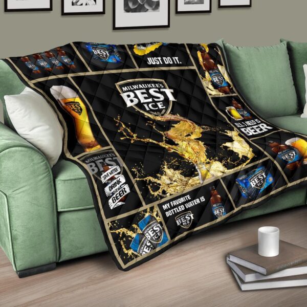 mils best ice quilt blanket all i need is beer gift idea o06h7