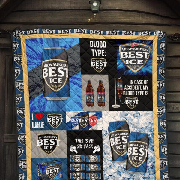 milwaukees best ice quilt blanket funny gift for beer lover 8errs