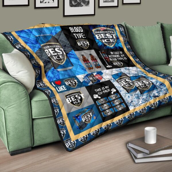 milwaukees best ice quilt blanket funny gift for beer lover r7wlm