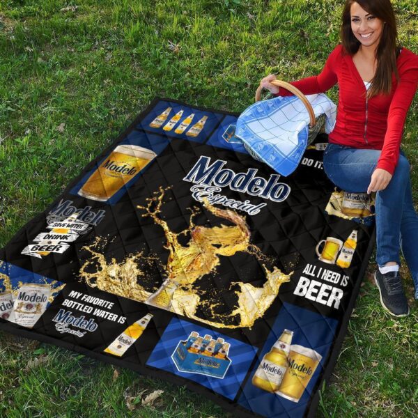 modelo especial quilt blanket all i need is beer gift idea dmfky